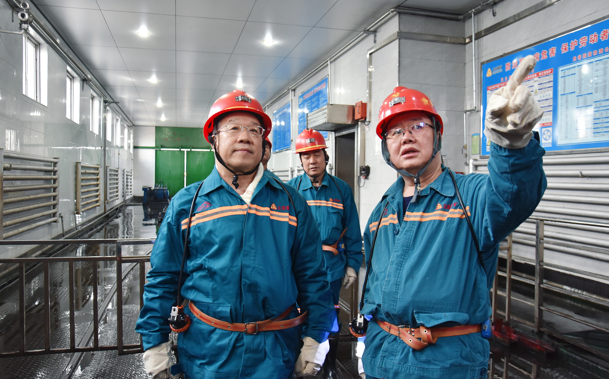 王志清在五阳煤矿调研